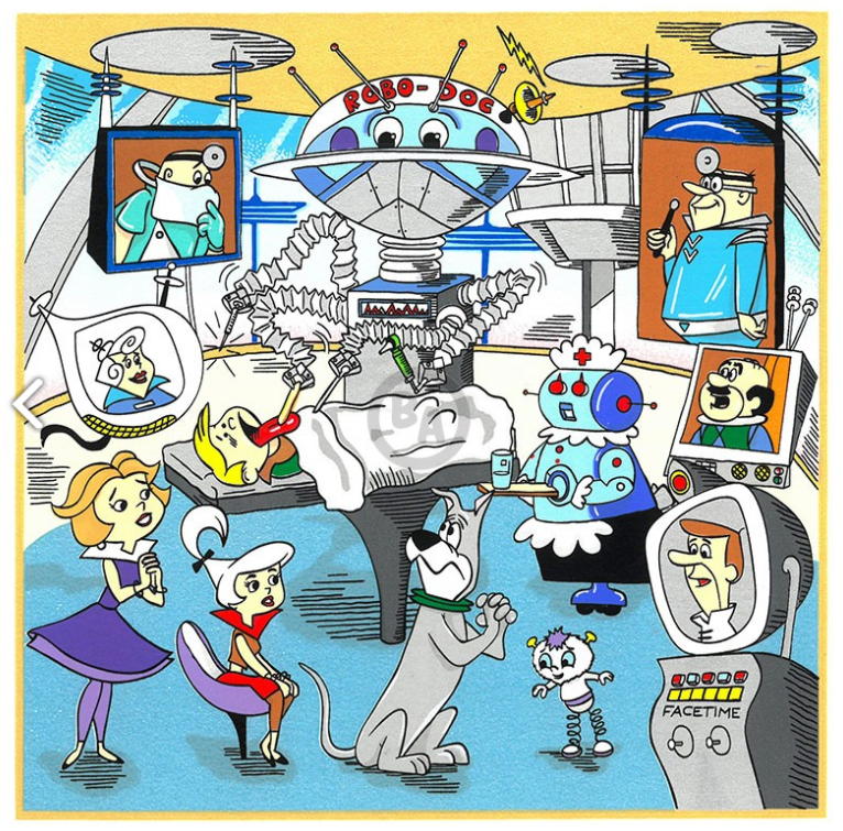 Charles Fazzino The Warner Bros. Doctor Series: A Jetson's House Call (DX)